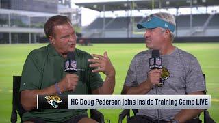 Doug Pederson talks with Baldinger on Trevor Lawrence entering 2024 | 'Inside Training Camp Live'