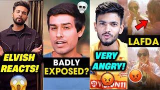 Elvish Yadav REACTS | Dhruv Rathee EXPOSED | Anurag Angry on Rachit Rojha