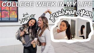 COLLEGE WEEK IN MY LIFE AS A FRESHMAN (SECOND SEMESTER) | CAROLINE MANNING