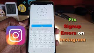 How to Fix Instagram Sign Up Error- 6 solutions