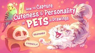 How to Capture Cuteness & Personality of PETS in Drawings Easily in Clip Studio Paint