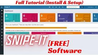 FREE Management Asset System | Step by Step Installation Tutorial on Windows | SNIPE-IT