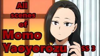 'All' Scenes of Momo Yaoyorozu in Season 3 (BNHA)