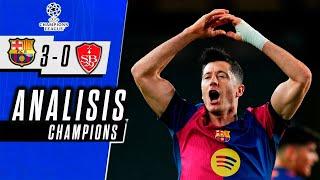 BARCELONA vs BREST 3-0 | Goles y Resumen del Partido | CHAMPIONS LEAGUE