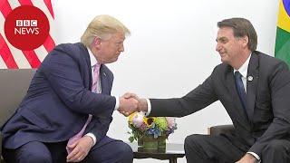 Bolsonaro e Trump trocam palavras de apoio no G20