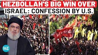 Hezbollah's Big Win, Even Before War, Admitted By USA: Israel 'Loses Sovereignty' Over...