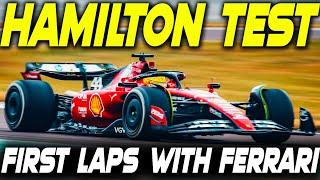 LEWIS HAMILTON | FIRST DRIVE AT FERRARI