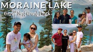 TRAVEL VLOGS:TRIP TO  MORAINE LAKE WITH FAMILY || Wander Pearl