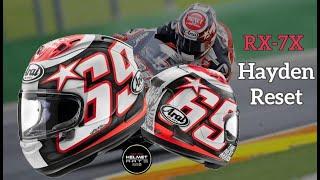 2021 Arai Corsair-X/RX-7V/RX-7X Nicky Hayden Reset helmet