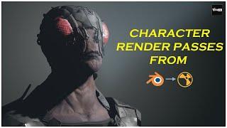 QUICK CHARACTER RENDER PASSES COMPOSITING IN NUKE (TIMELAPSE) | VFX VIBE