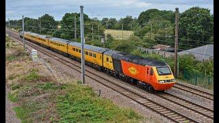 Test Trains, Grand Central Voyagers and more at Marholm ECML 05/08/2024