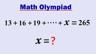 Math Olympiad l A Nice Arithmetic Series l VIJAY Maths