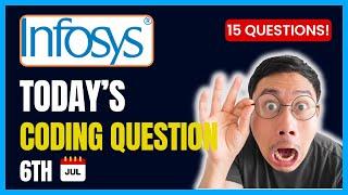 7th july | Infosys Specialist Programmer Coding Questions 2024 | Infosys Coding Questions for SP