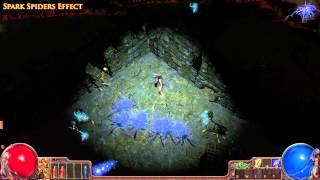 Path of Exile - Spark Spiders Effect