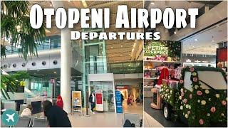 [4K]  Otopeni Henri Coanda Airport | Departures | Romania |