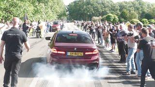 BEST OF BMW Burnouts, Powerslides and CLOSE CALLS At Bimmerfest 2024!