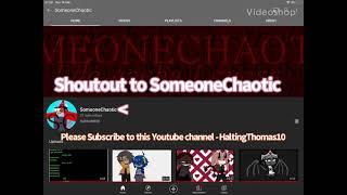 Shoutout to SomeoneChaotic!