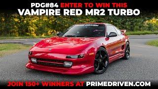 Win This: 1995 Toyota MR2 Turbo! Killer Vampire Red Color - Greddy body kit, Tom's Wheels - PDG84