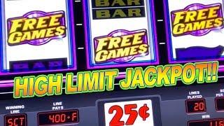 HIGH LIMIT  JACKPOT HANDPAY!  TRIPLE DOUBLE DIAMOND  SLOT MACHINE BONUS