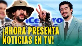 ¡Bad Bunny conductor de TV en Puerto Rico! Así presentó el noticiero en canal Wapa