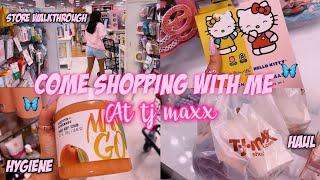 COME SHOPPING WITH ME AT TJ MAXX  | store walkthrough ( purses, makeup, hygiene, & home decor)