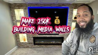 I made $250,000 building custom media walls