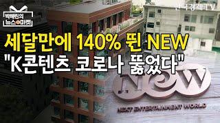 "BTS에 윤여정까지"…세달만에 140% 오른 NEW / 박해린의 뉴스&마켓 / 한국경제TV뉴스