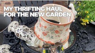 Come Thrifting with me … my haul for the new garden Decor