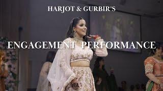 Gurbir and Harjot's Engagement Performance | Vision Films