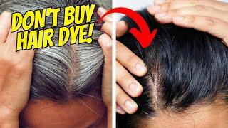 How To Convert Grey Hair To Black Naturally