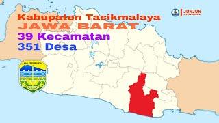 Kabupaten Tasikmalaya, Jawa Barat, 39 Kecamatan, 351 Desa