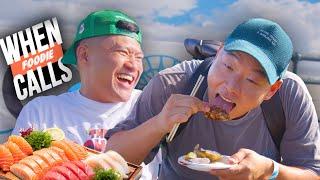 BBL Fishy!? Eating & Drinking Til We Bust - When Foodie Calls Ep 25 - Santa Monica Seafood Festival