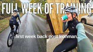 First week back! Full week of training || 12hr training week