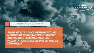 Précipitations simulées par modèle climatique : méthode de post-traitement