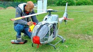 HUGE RC MODEL HELICOPTER EC-120 DEMO FLIGHT FROM VARIO TEAMPILOT FRANCIS PADUWAT