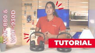 RF Headphones Aiwa WHF-880 & WHF-930D | English Tutorial Video | Aiwa Europe