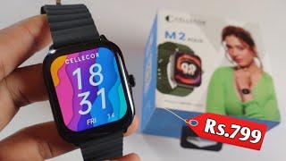 Cellecor M2 Aqua smart watch review|best Bluetooth Calling smartwatch ₹799 Only