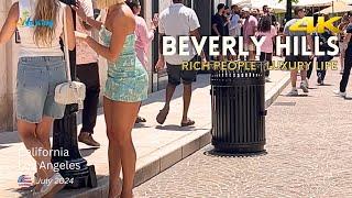 Beverly Hills Rodeo Drive LUXURY Life[4K] California