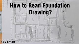 How to read foundation Drawing?