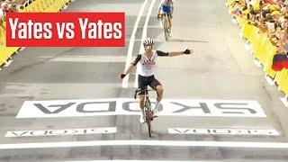 Brothers Adam Yates And Simon Yates Finish First And Second In Stage 1 At Tour de France 2023