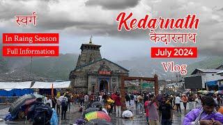 Kedarnath 2024 ️ | Kedarnath Yatra In July I Kedarnath Vlog | Kedarnath In Monsoon #kedarnath