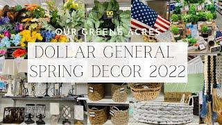 DOLLAR GENERAL HOME DECOR FOR SPRING 2022! SHOP WITH ME