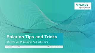 Polarion Tips & Tricks – Efektywne wykorzystanie linii bazowych i kolekcji