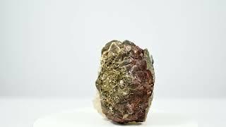 Rare one Chalcopyrite symbiosis with Pyrite, Crystals, Calcite specimen | Rare Crystal World