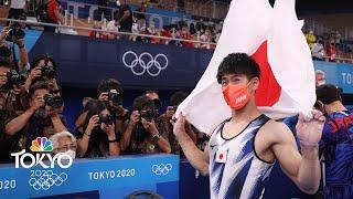 HOMETOWN HERO: Hashimoto Daiki wins high bar for second Olympic gold in Tokyo | NBC Sports