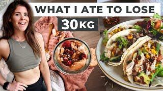 What I Ate In A Day To Lose 30kgs - Calorie Deficit Tips & How To Still Eat What You Love 