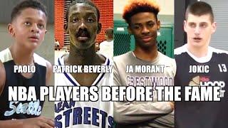 NBA PLAYERS BEFORE THE FAME! (Rare Footage)