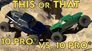 Crawler Canyon This or That: SCX10 Pro* vs. SCX10 Pro*