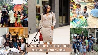 VLOG | Family Trip, Batch Shooting & Prepping for Vacation | JaLisaEVaughn