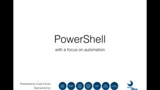 PowerShell with a focus on automation (HD)